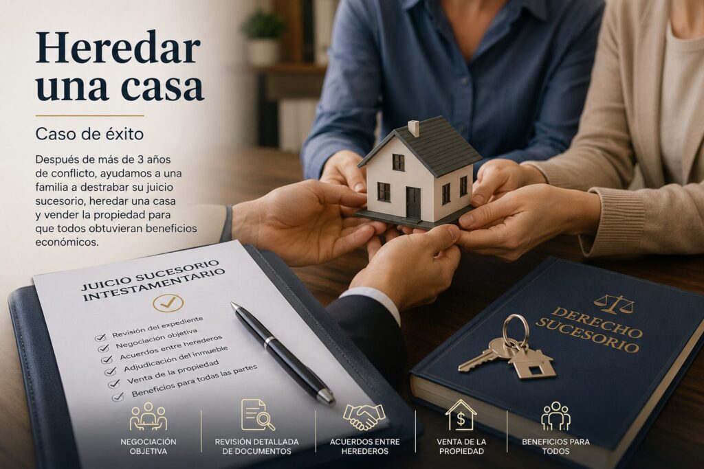 Cómo ayudamos a una familia a heredar una casa